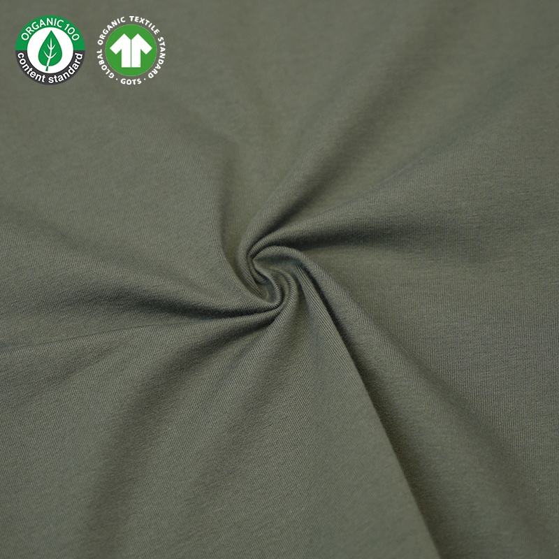 Organik pamuklu spandex forma kumaş